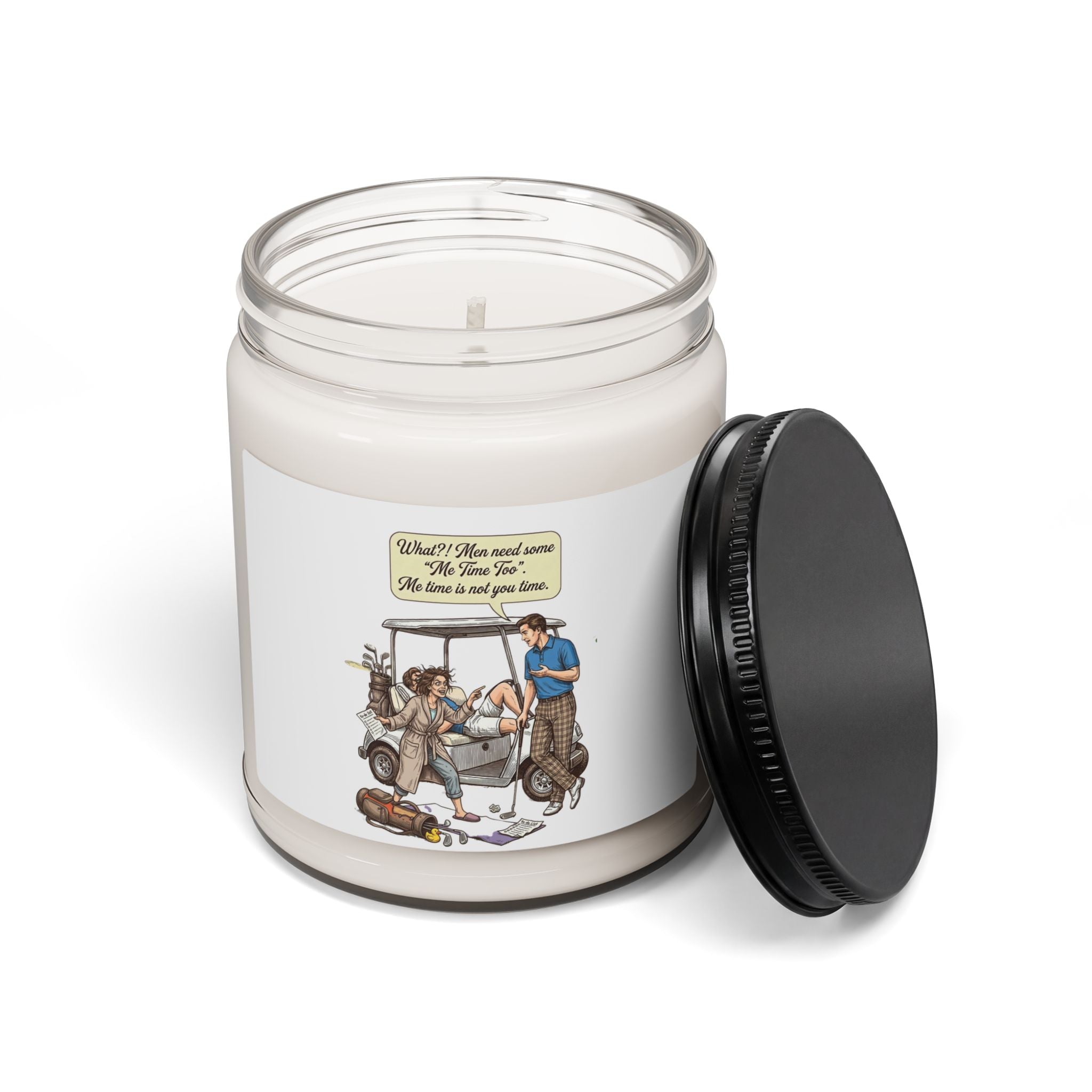 Men's golfing Me Time candle
