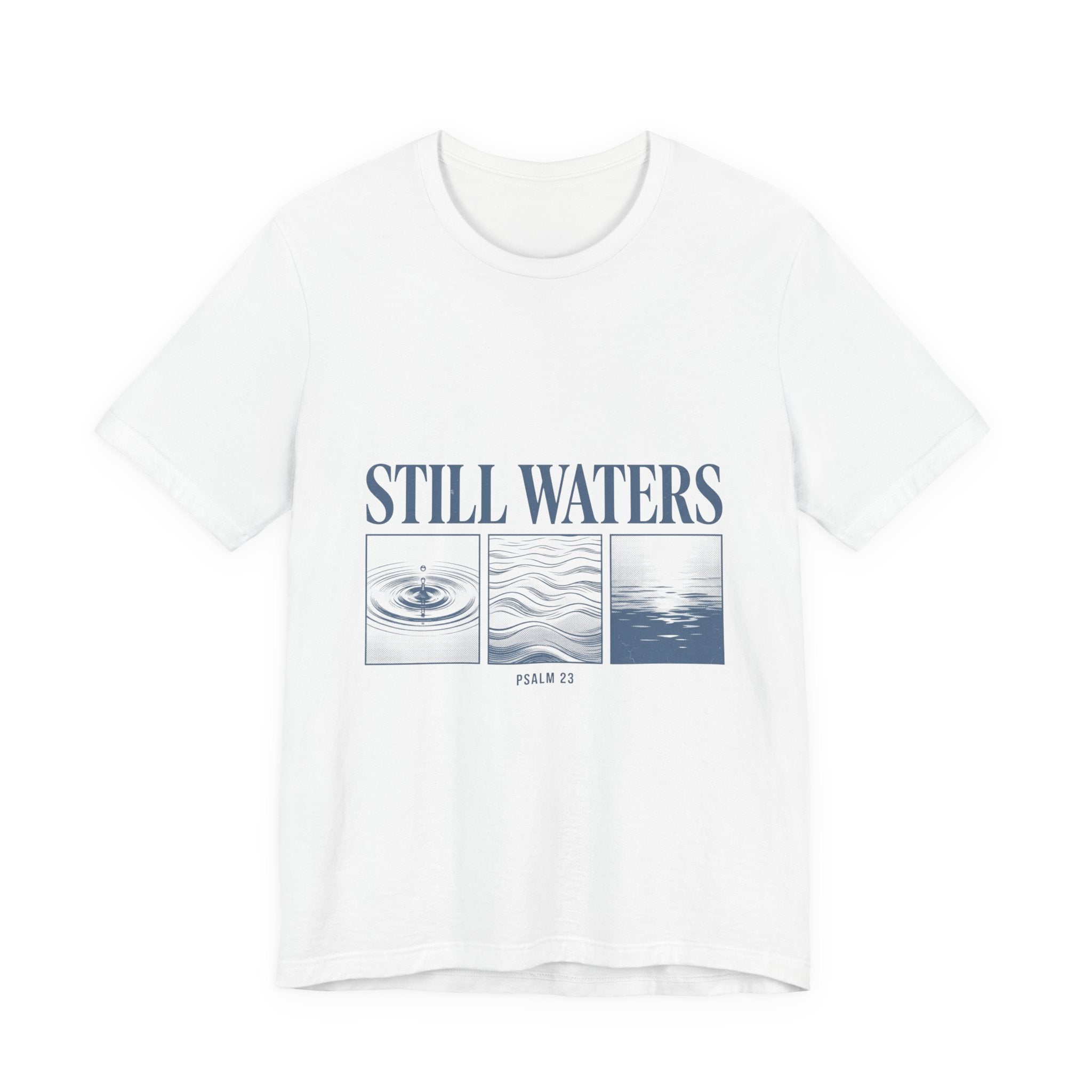 Still Waters Tee | Christian streetwear, vintage wash faith graphic