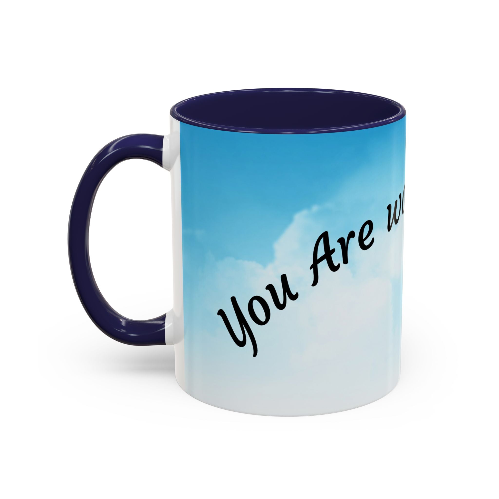 You Are Worthy | Accent Coffee Mug (11, 15oz)