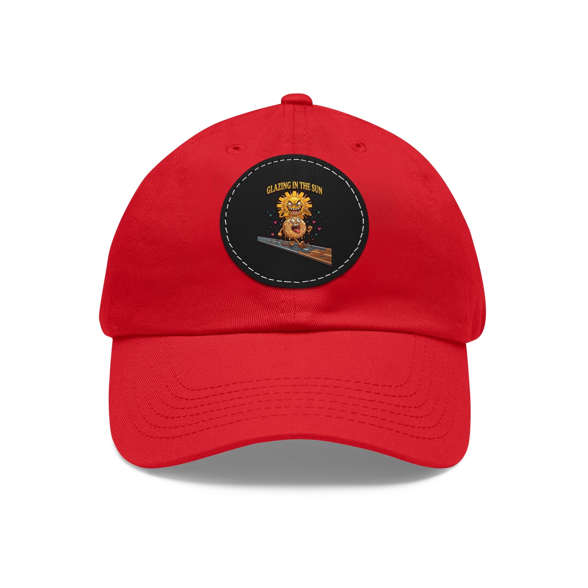 Dad Hat — 'Glean in the Sun' Leather Patch Baseball Cap
