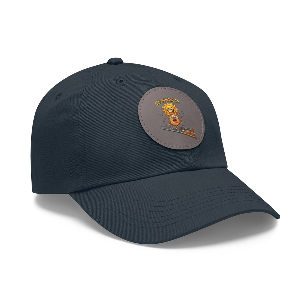 Dad Hat — 'Glean in the Sun' Leather Patch Baseball Cap