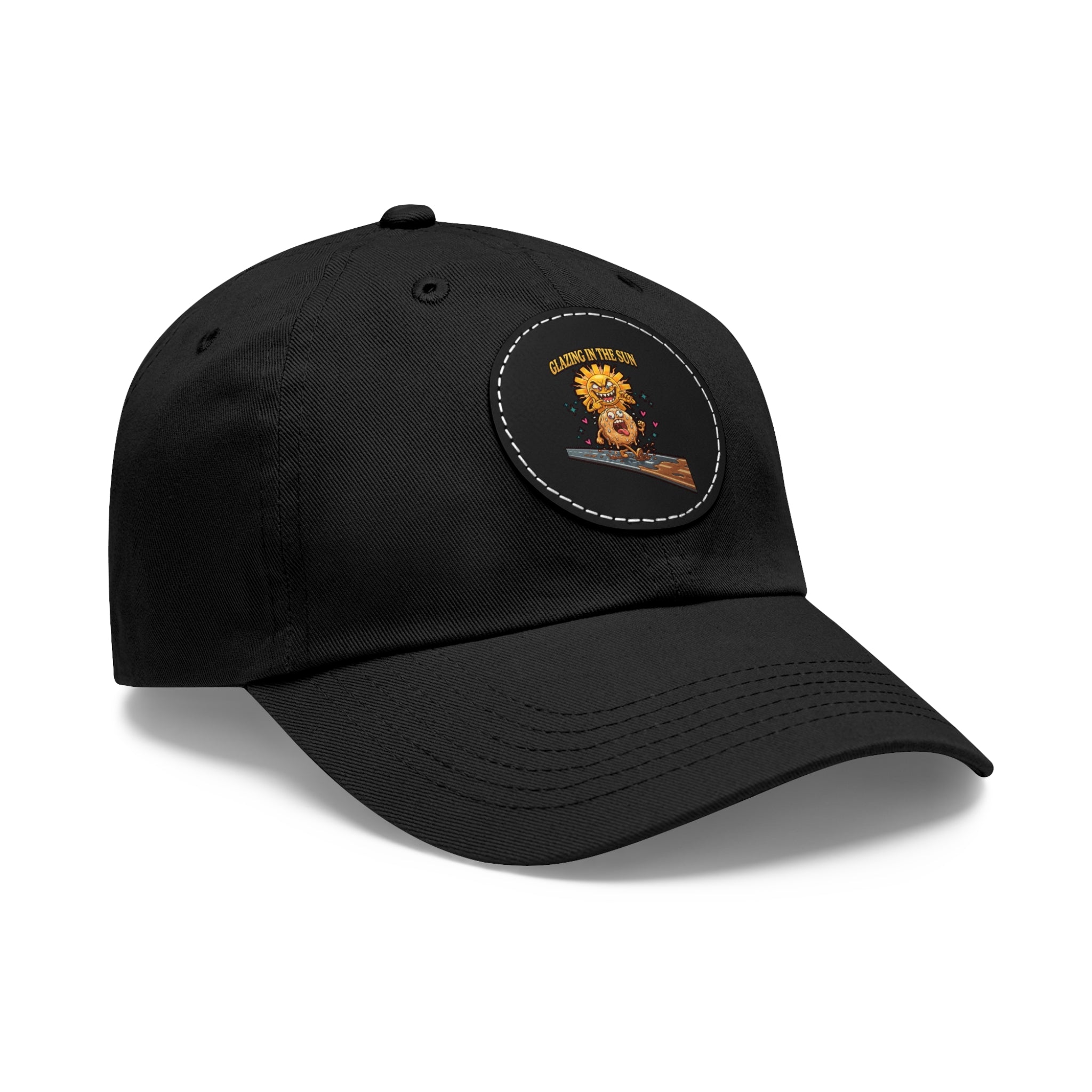 Dad Hat — 'Glean in the Sun' Leather Patch Baseball Cap