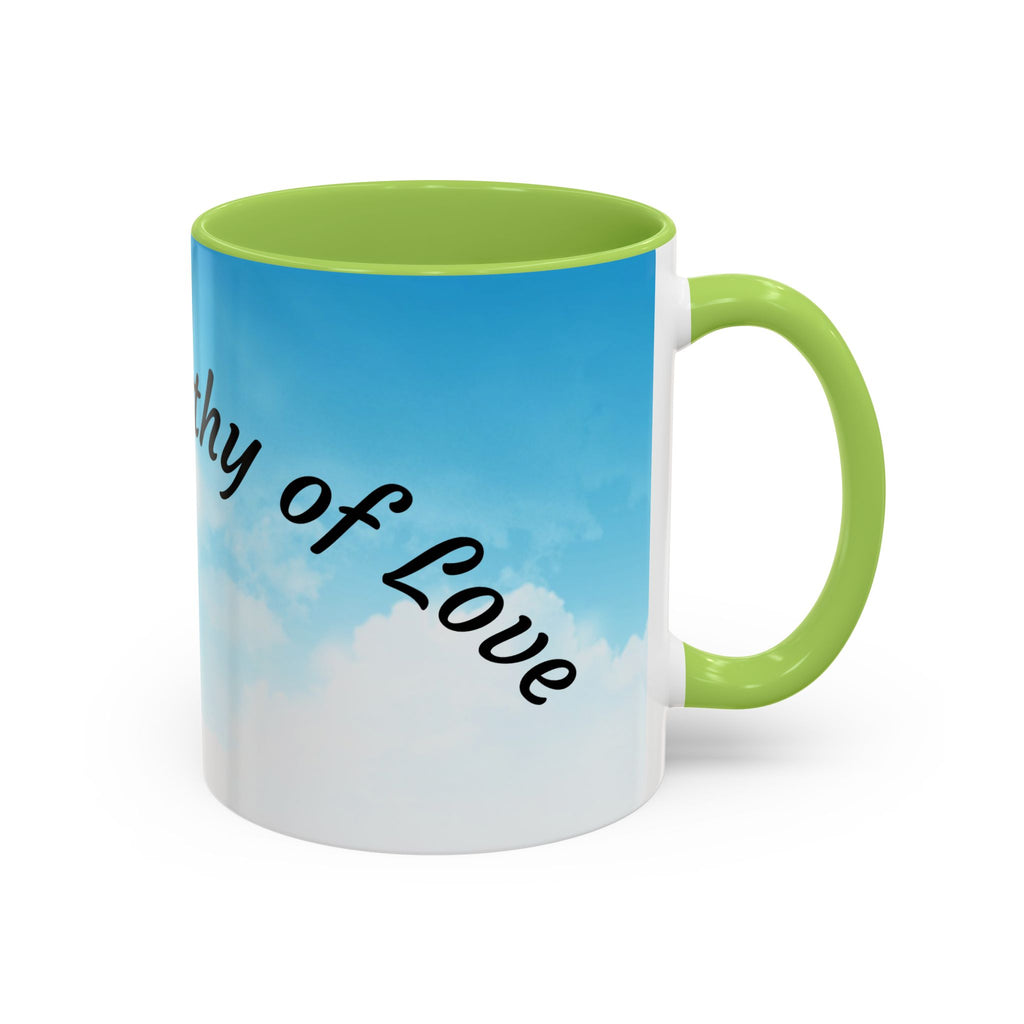 You Are Worthy | Accent Coffee Mug (11, 15oz)