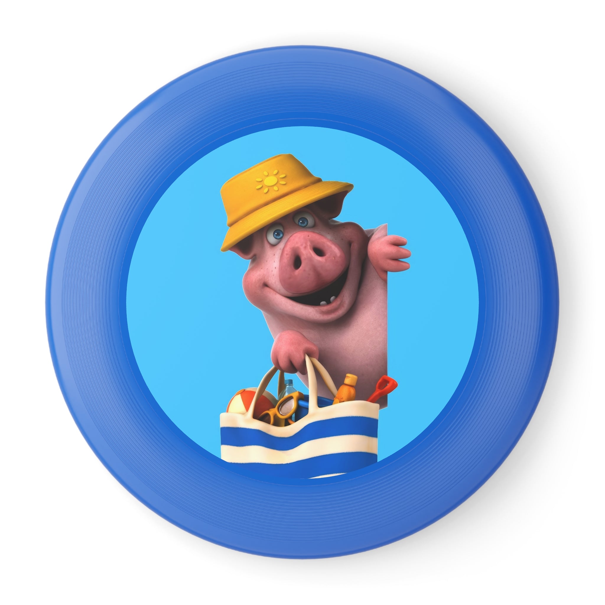 Beach Pig Frisbee — Cute Summer Toss Toy