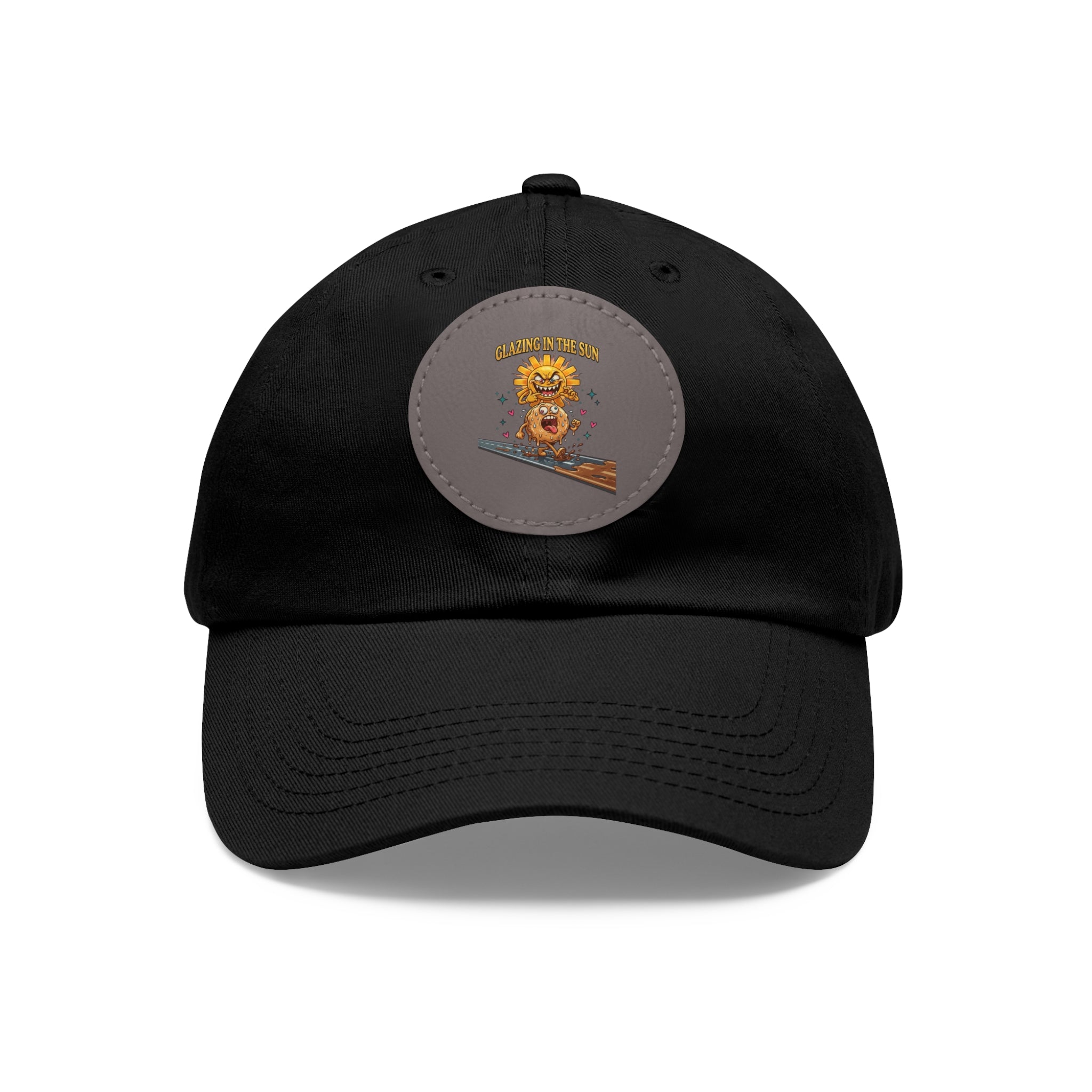 Dad Hat — 'Glean in the Sun' Leather Patch Baseball Cap