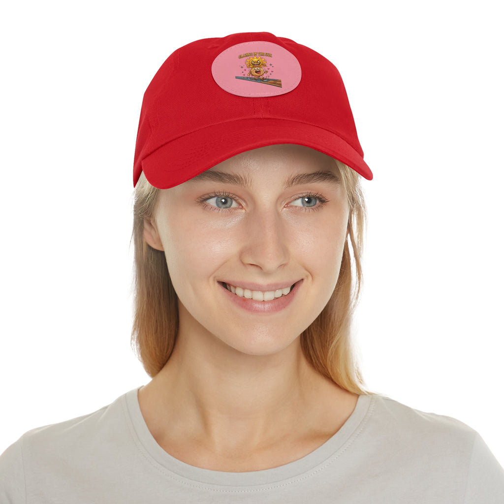 Dad Hat — 'Glean in the Sun' Leather Patch Baseball Cap
