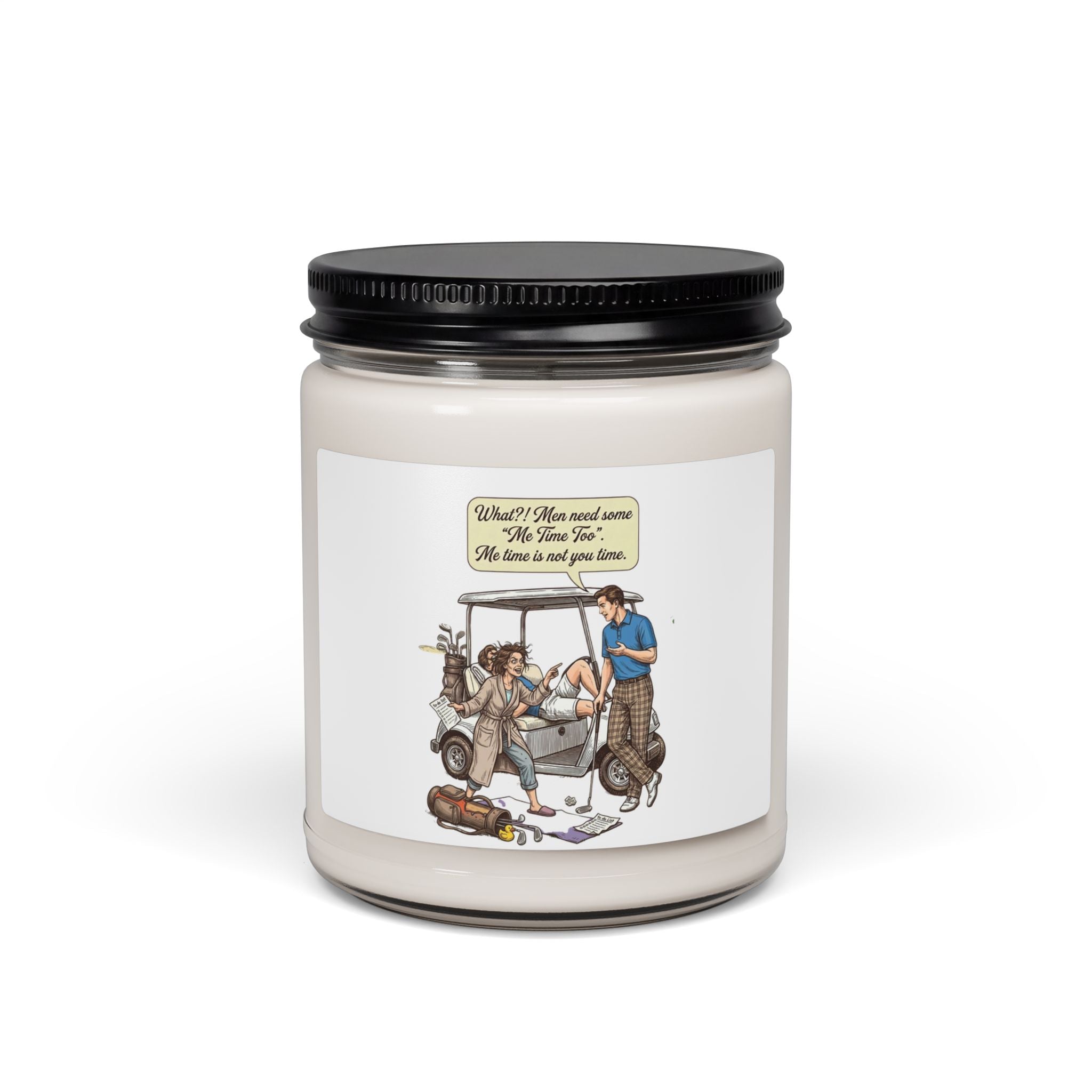 Men's golfing Me Time candle