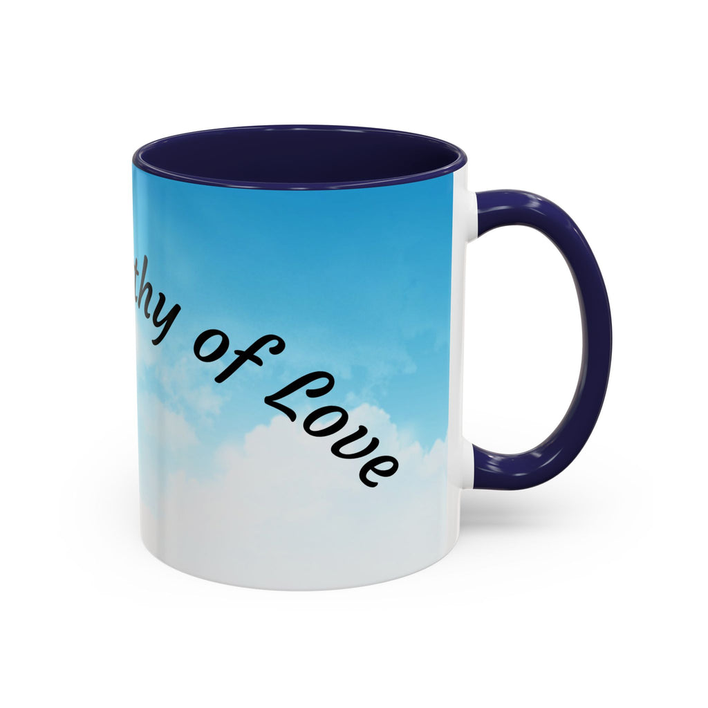 You Are Worthy | Accent Coffee Mug (11, 15oz)