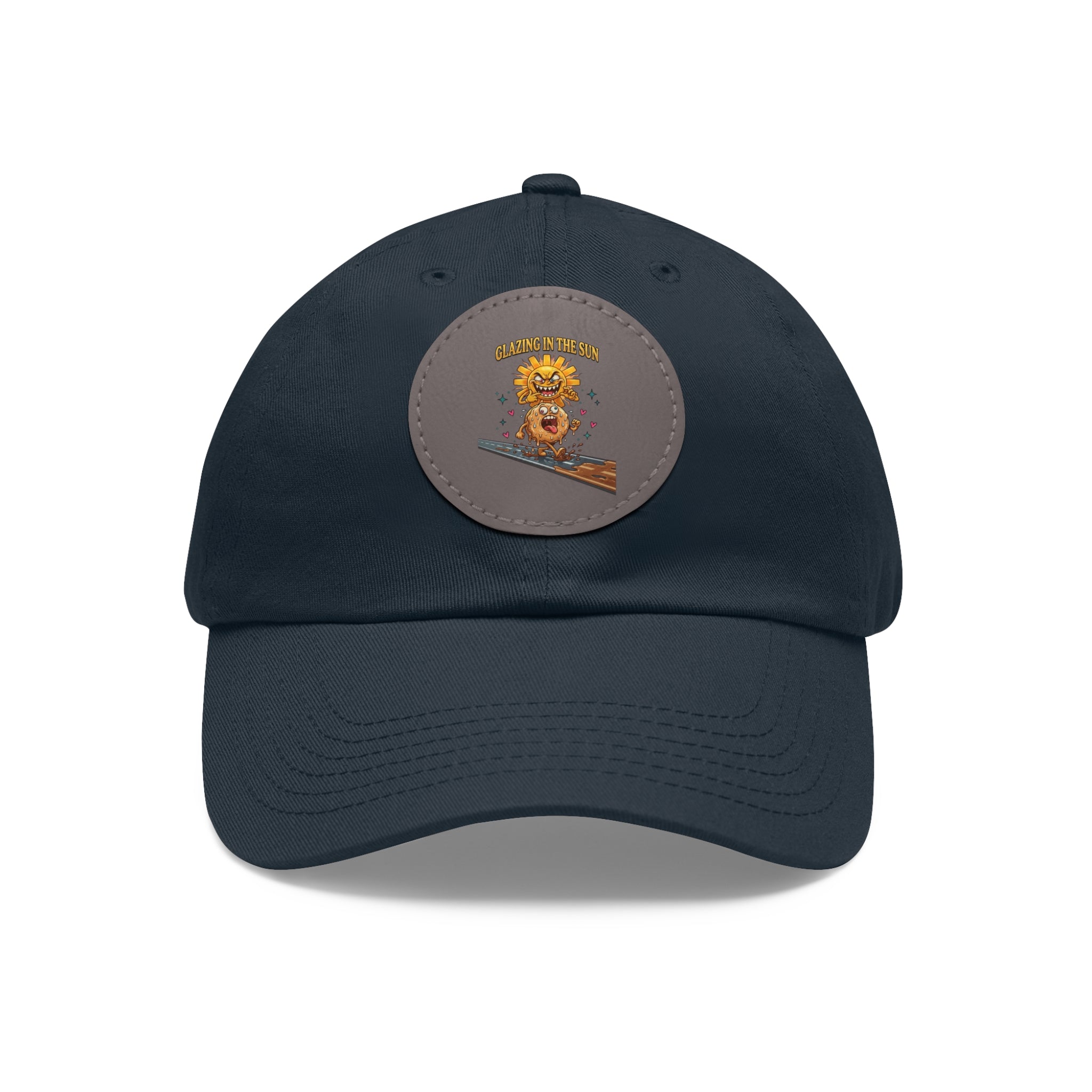 Dad Hat — 'Glean in the Sun' Leather Patch Baseball Cap