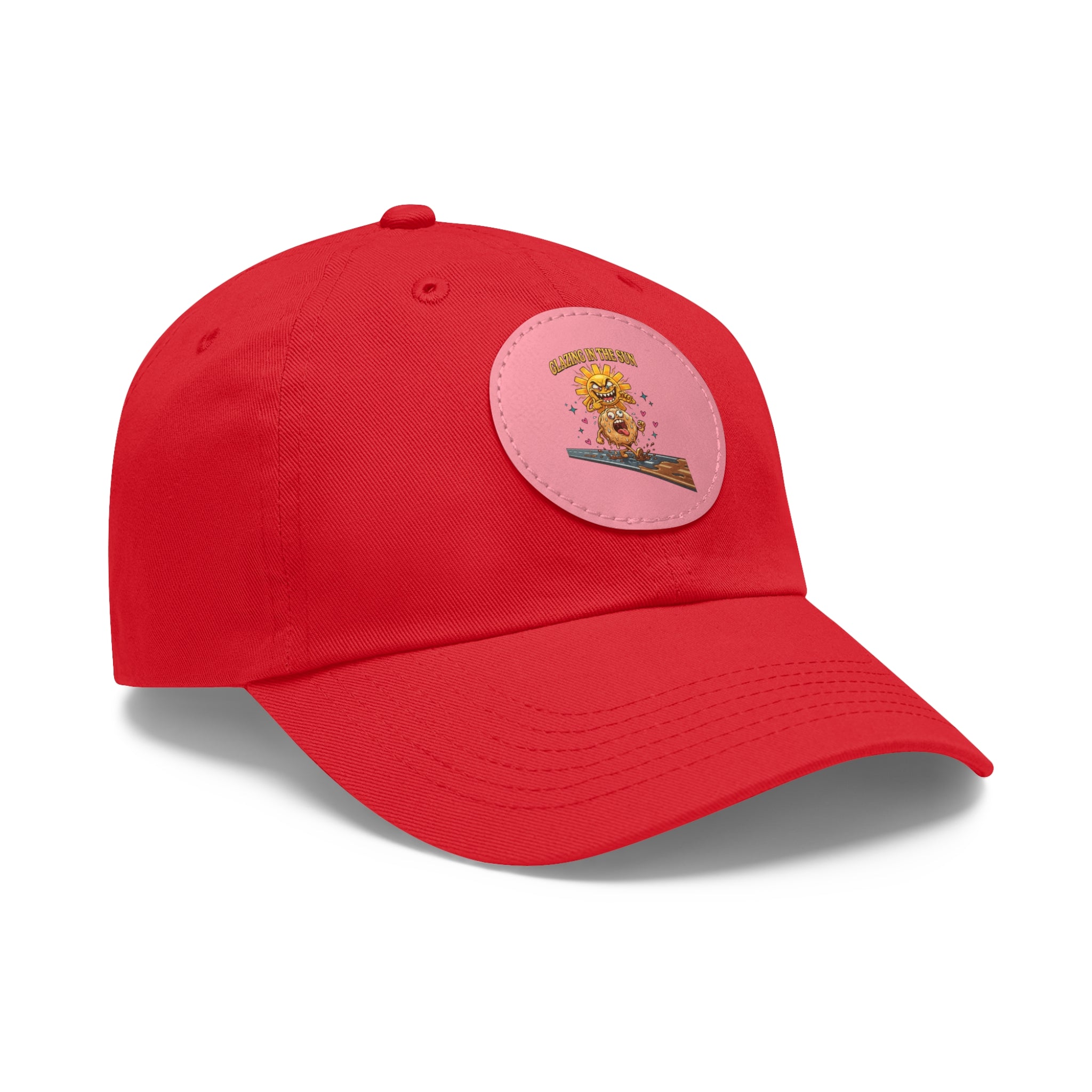 Dad Hat — 'Glean in the Sun' Leather Patch Baseball Cap