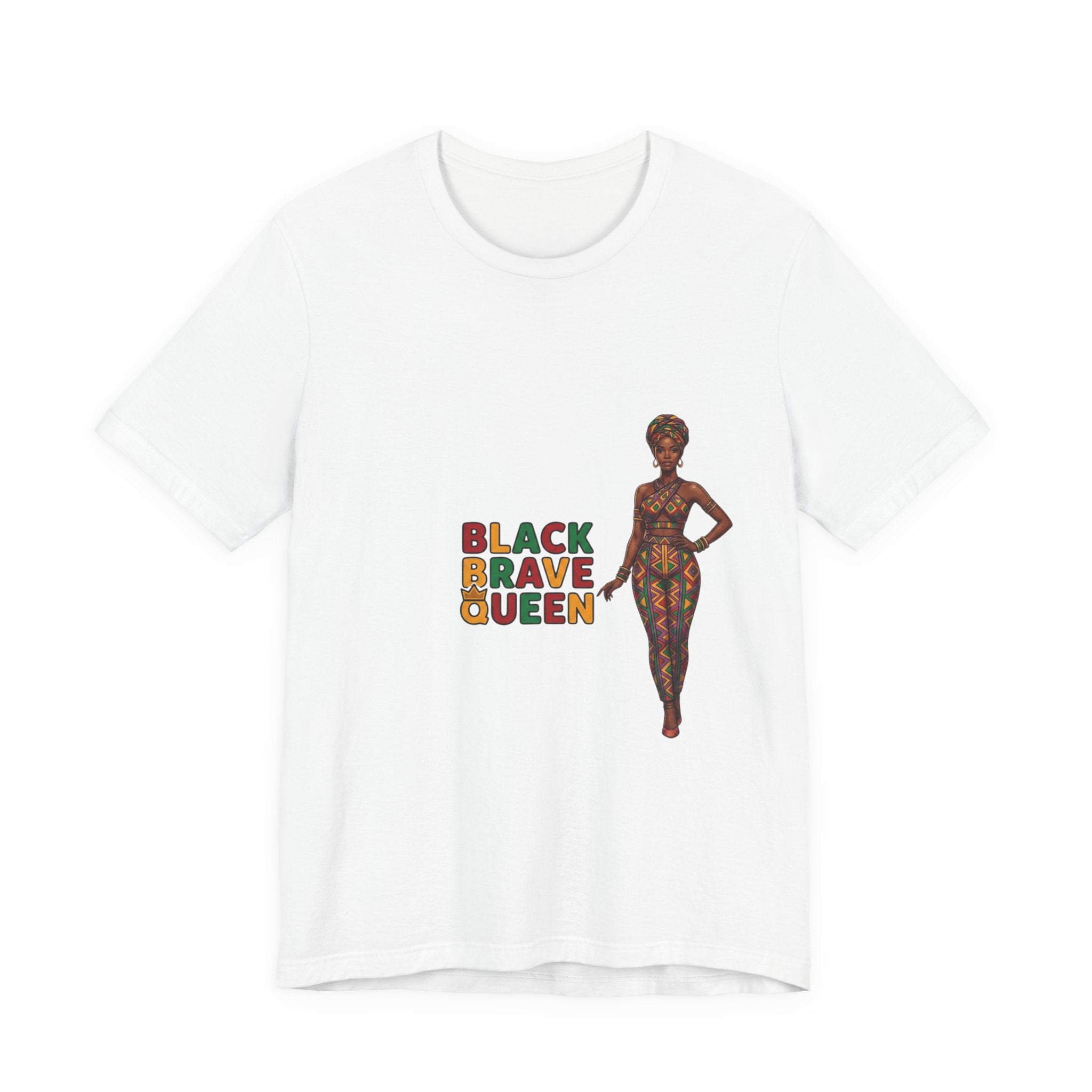 Black Brave Queen T-Shirt | Juneteenth Pan-African Pride 1865