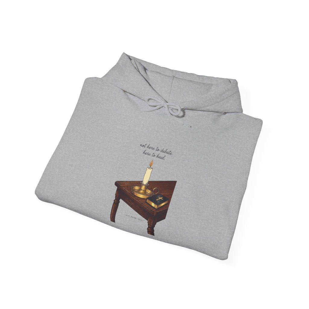 Quiet Conviction Hoodie | Team Leo Pope‑Style Iconography, Minimal Religious Symbolism