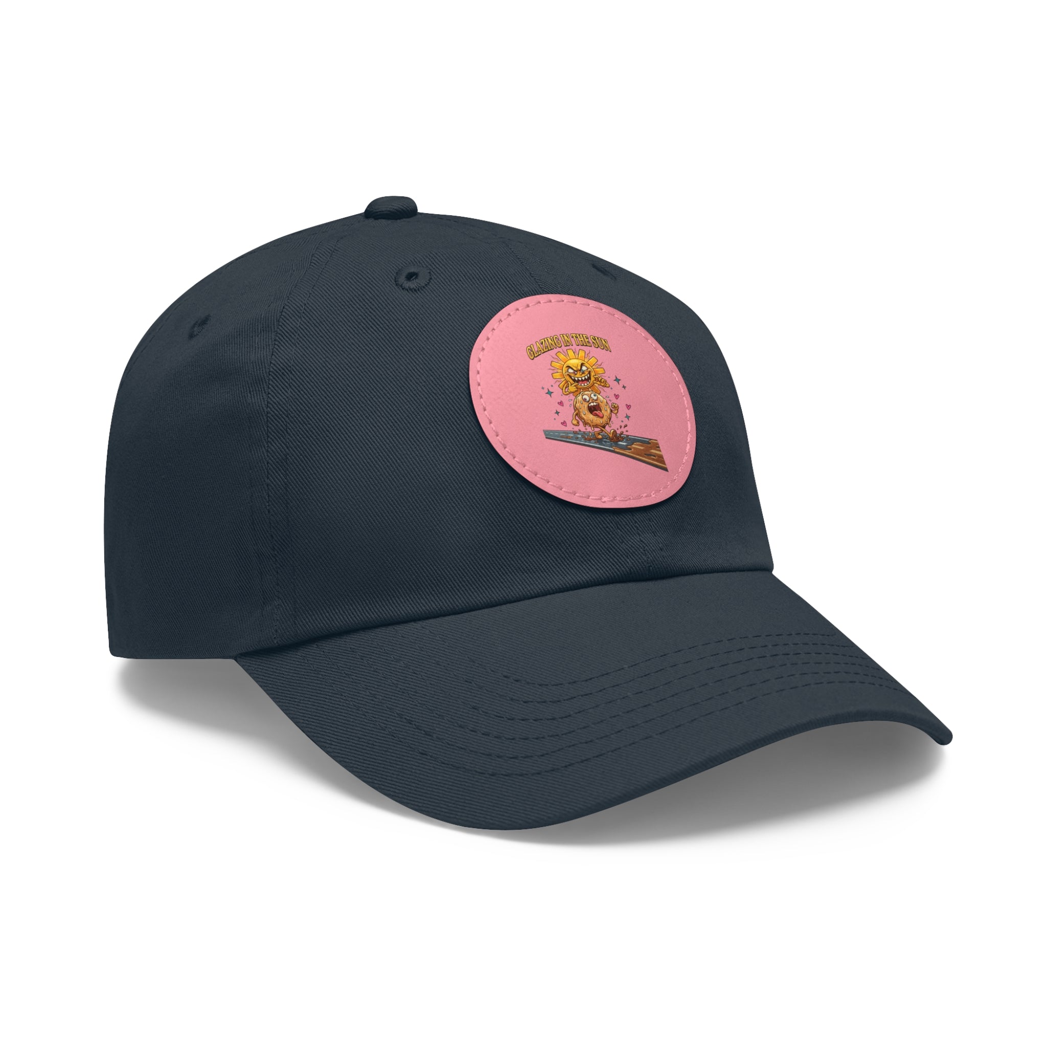 Dad Hat — 'Glean in the Sun' Leather Patch Baseball Cap