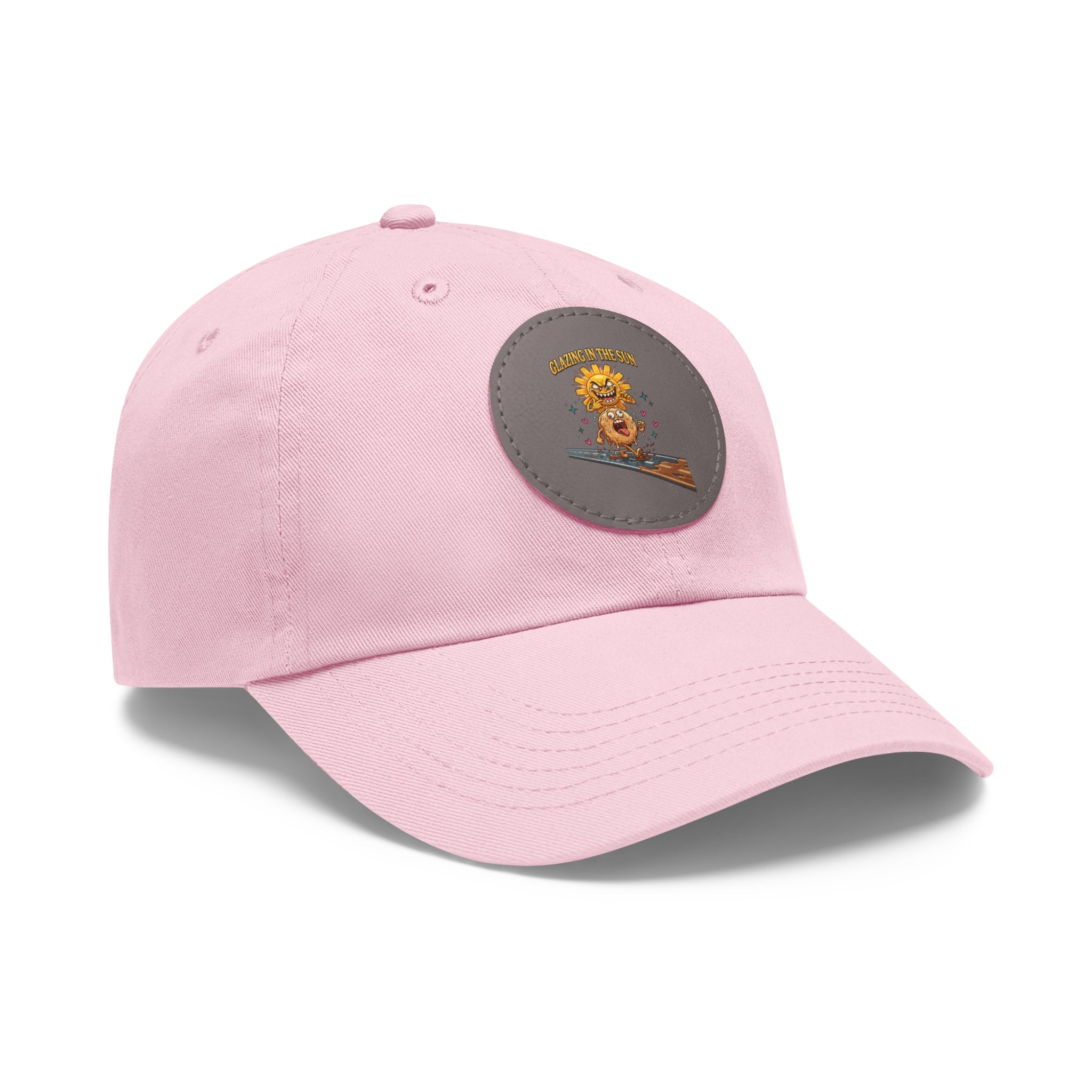 Dad Hat — 'Glean in the Sun' Leather Patch Baseball Cap