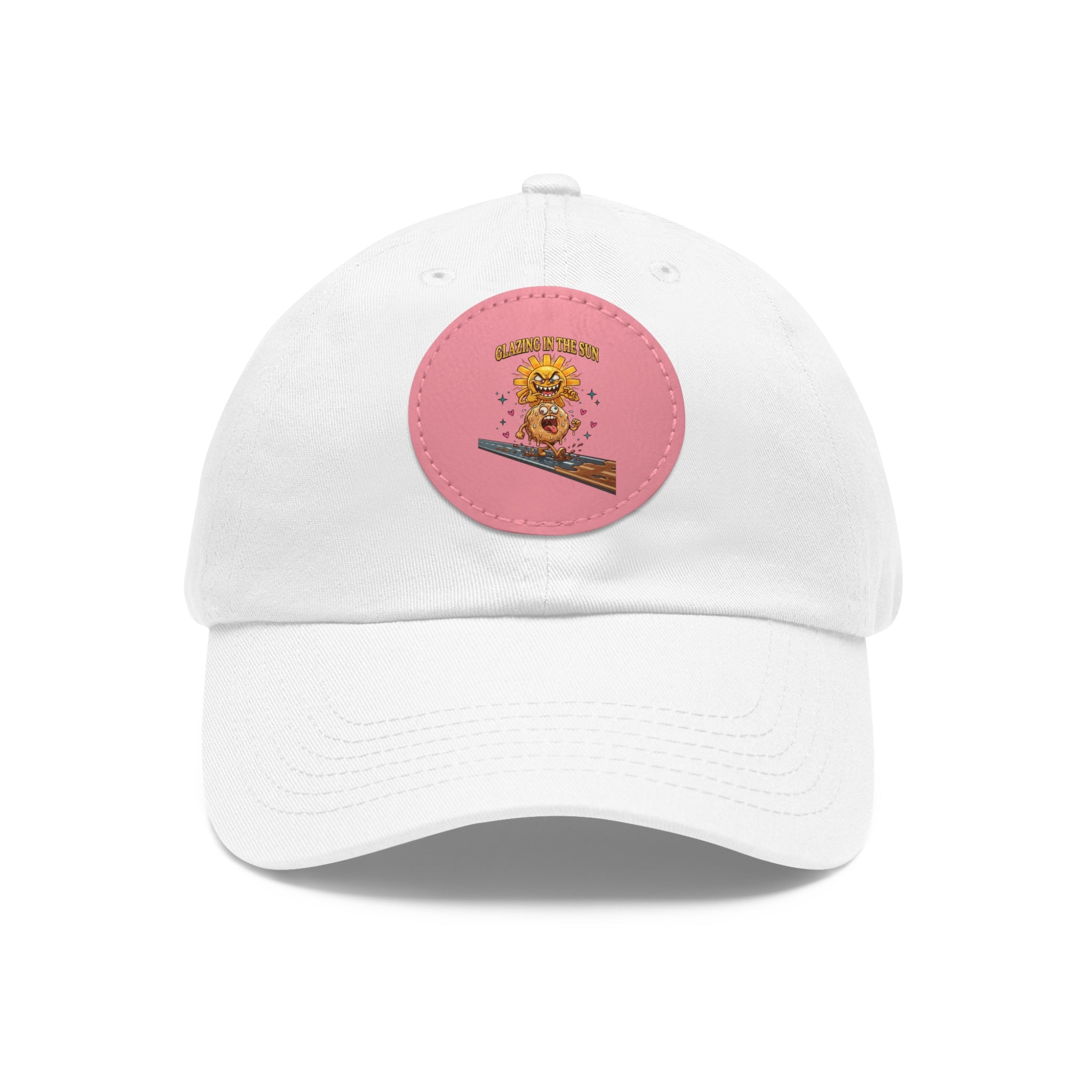Dad Hat — 'Glean in the Sun' Leather Patch Baseball Cap