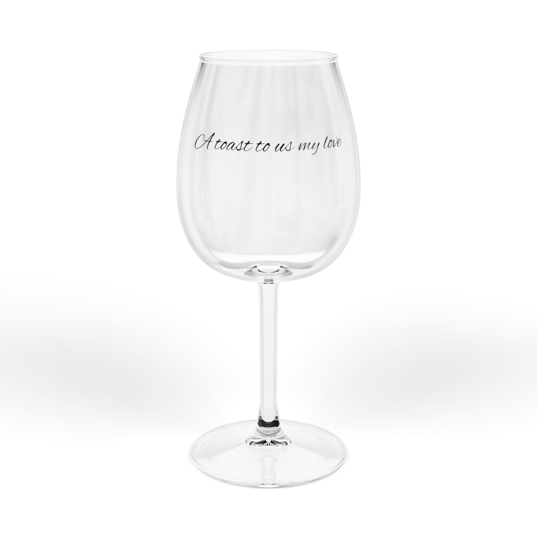 12oz Etched Wine Glass — Minimal Script "Always Enough" Gift for Wine Lovers