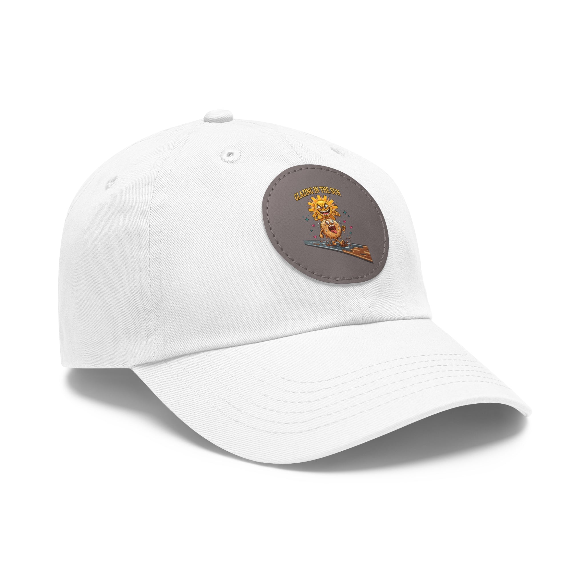 Dad Hat — 'Glean in the Sun' Leather Patch Baseball Cap