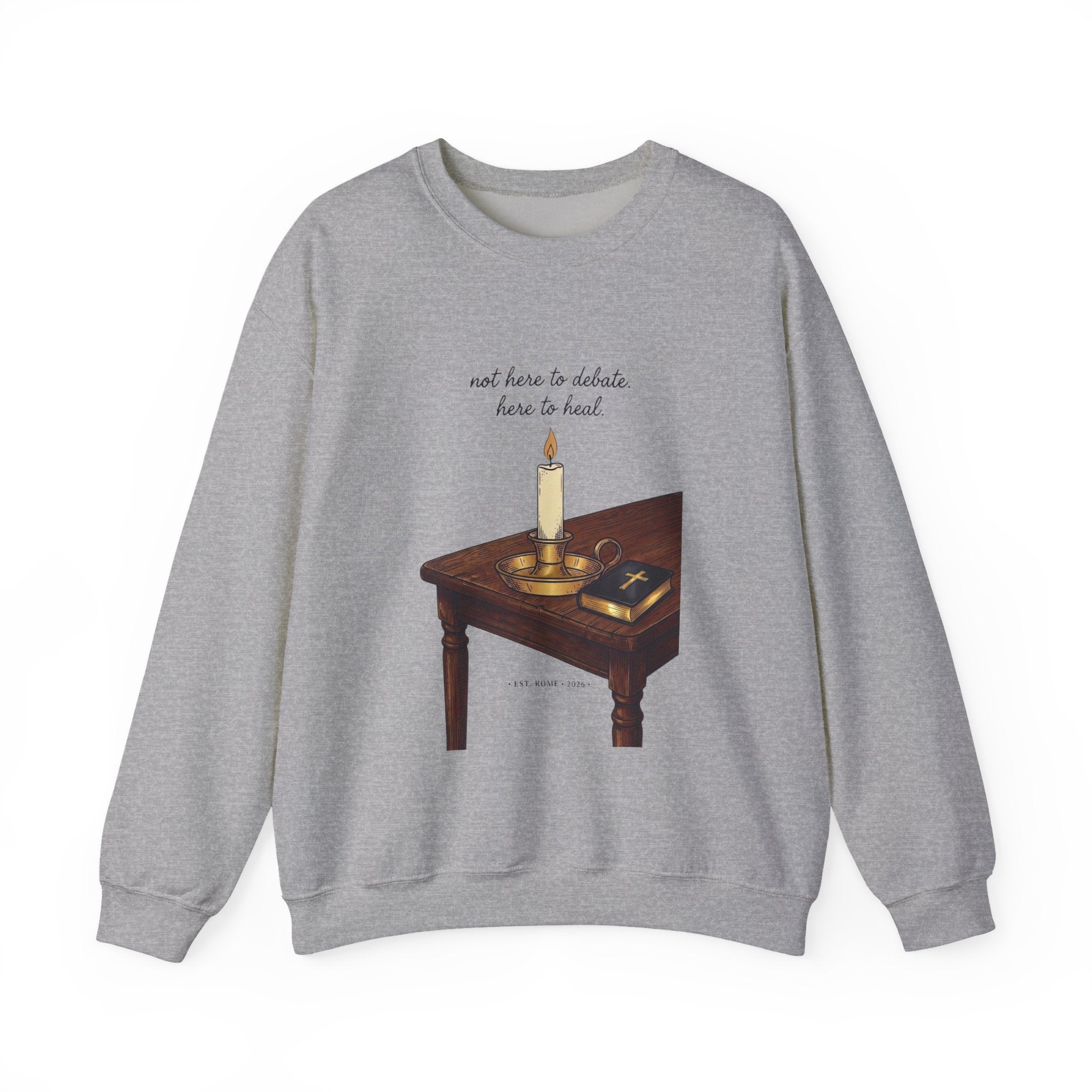 Blessed Are the Peacemakers Sweatshirt | Team Leo, Pope Statement Graphics