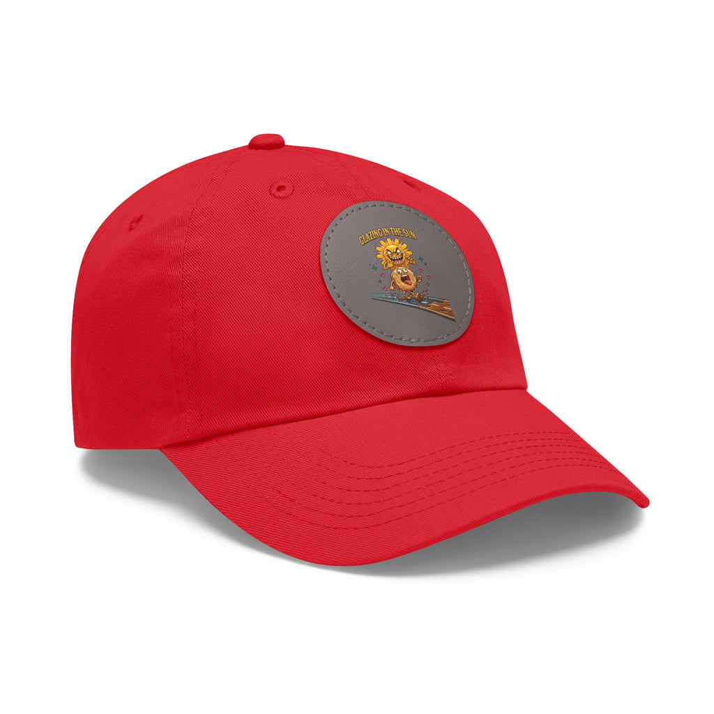 Dad Hat — 'Glean in the Sun' Leather Patch Baseball Cap