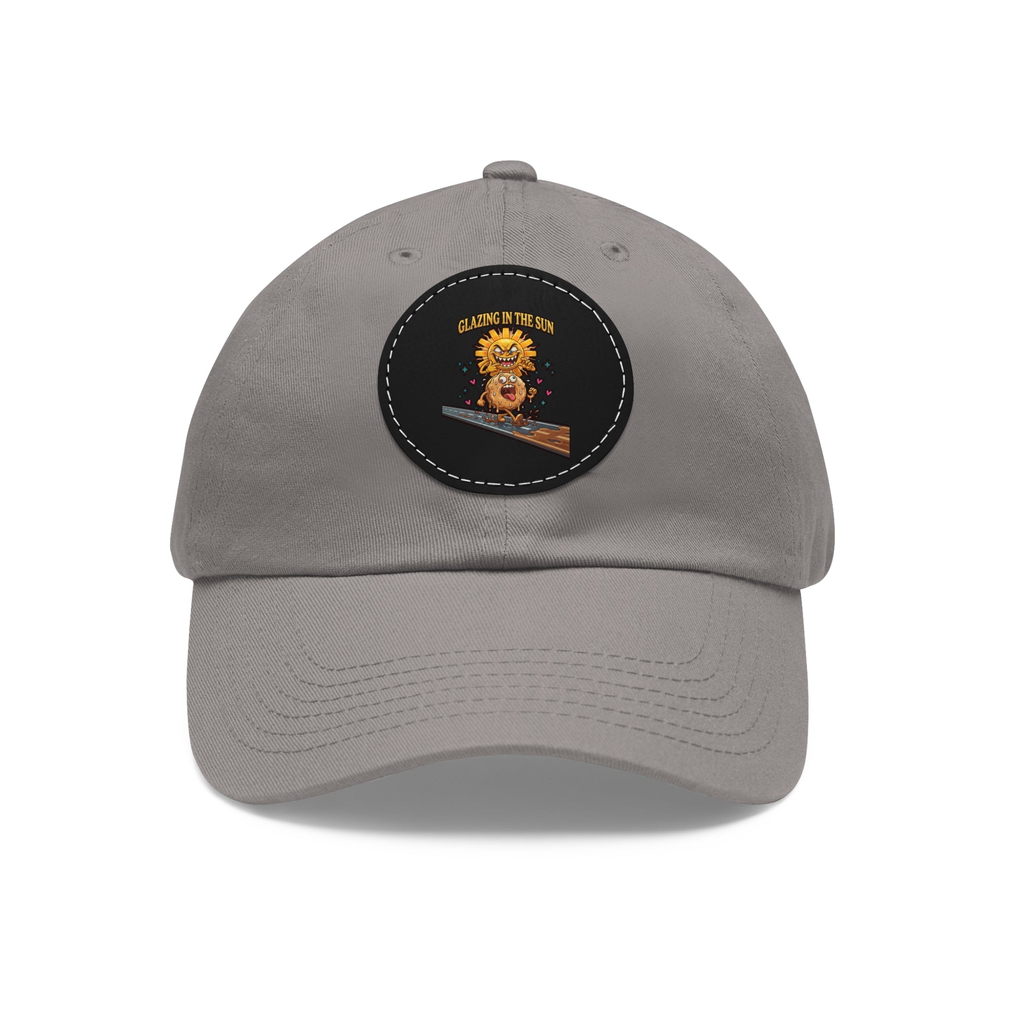 Dad Hat — 'Glean in the Sun' Leather Patch Baseball Cap
