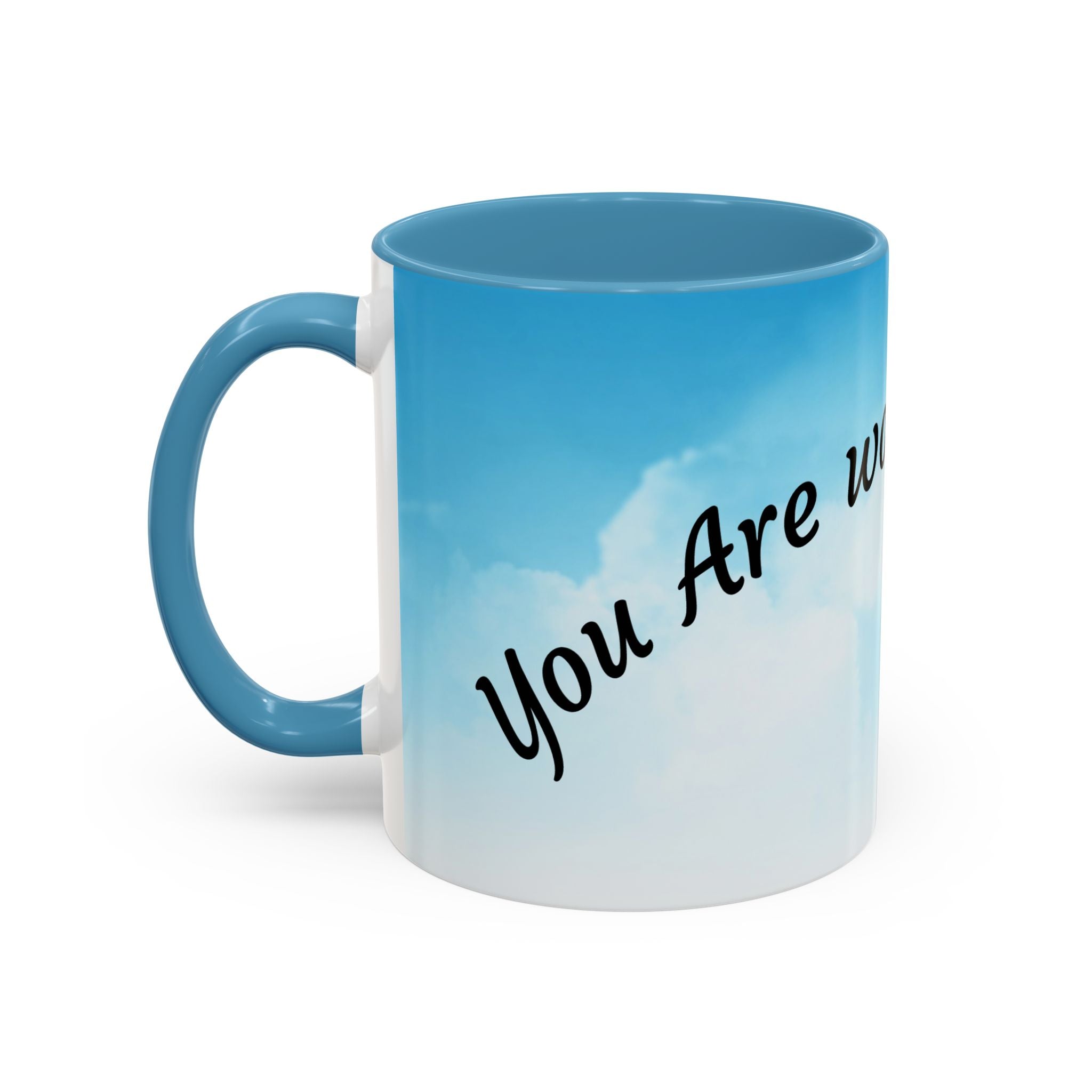 You Are Worthy | Accent Coffee Mug (11, 15oz)