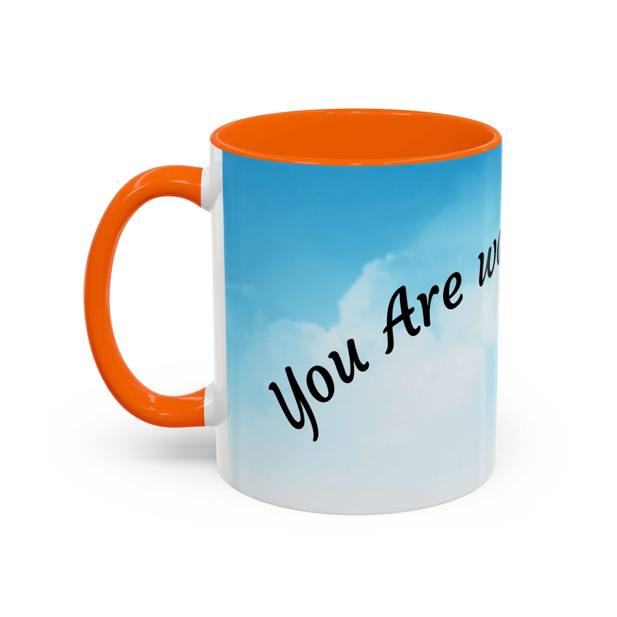 You Are Worthy | Accent Coffee Mug (11, 15oz)