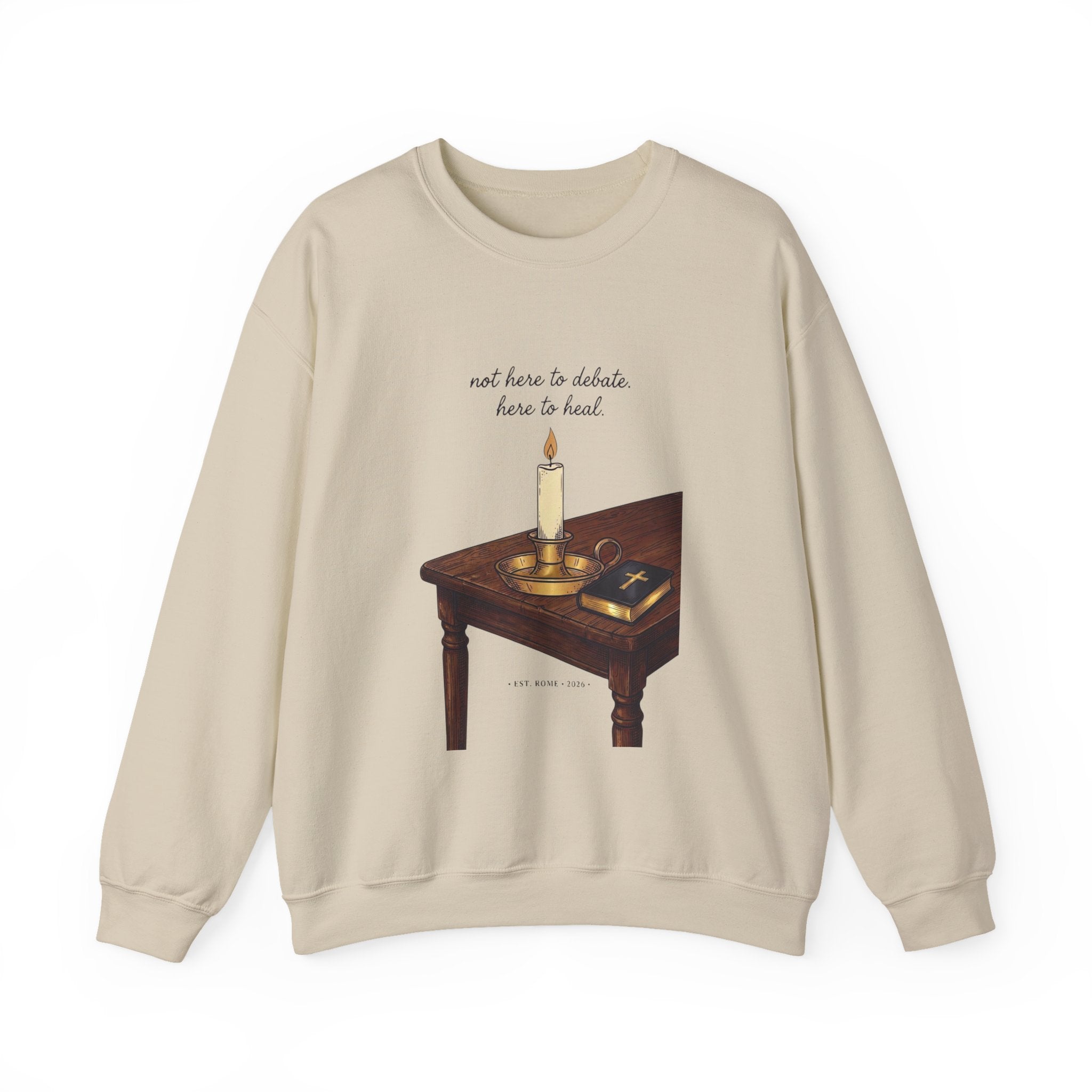 Blessed Are the Peacemakers Sweatshirt | Team Leo, Pope Statement Graphics