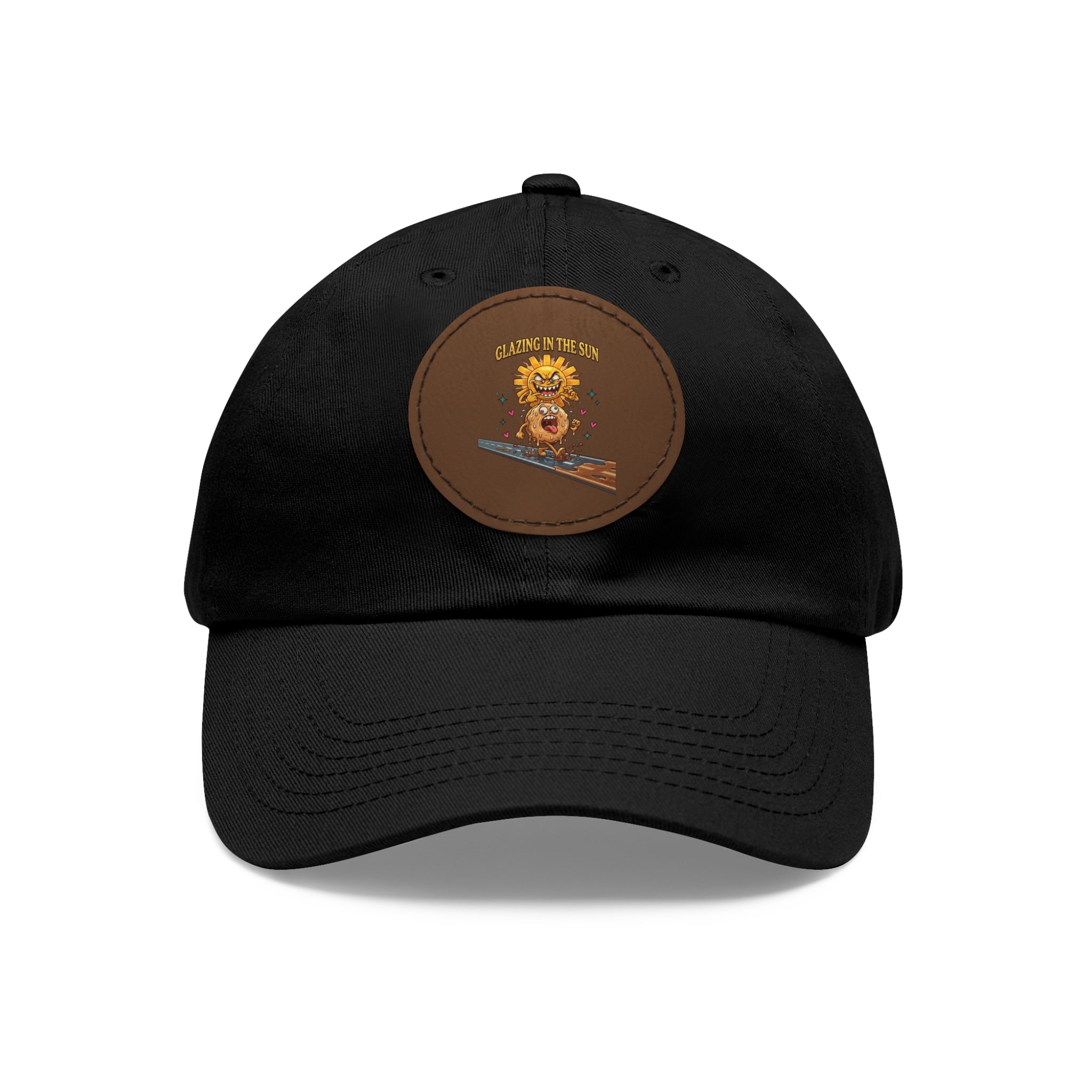Dad Hat — 'Glean in the Sun' Leather Patch Baseball Cap