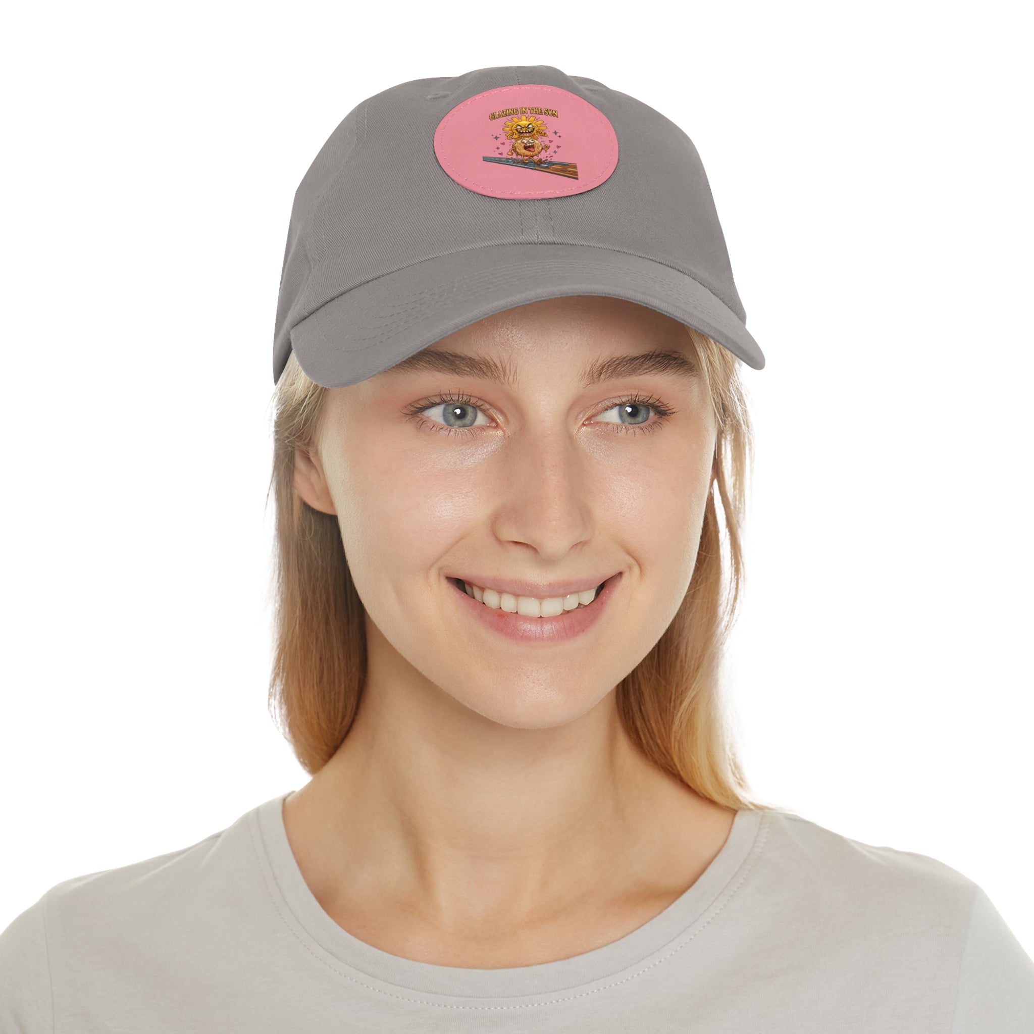 Dad Hat — 'Glean in the Sun' Leather Patch Baseball Cap