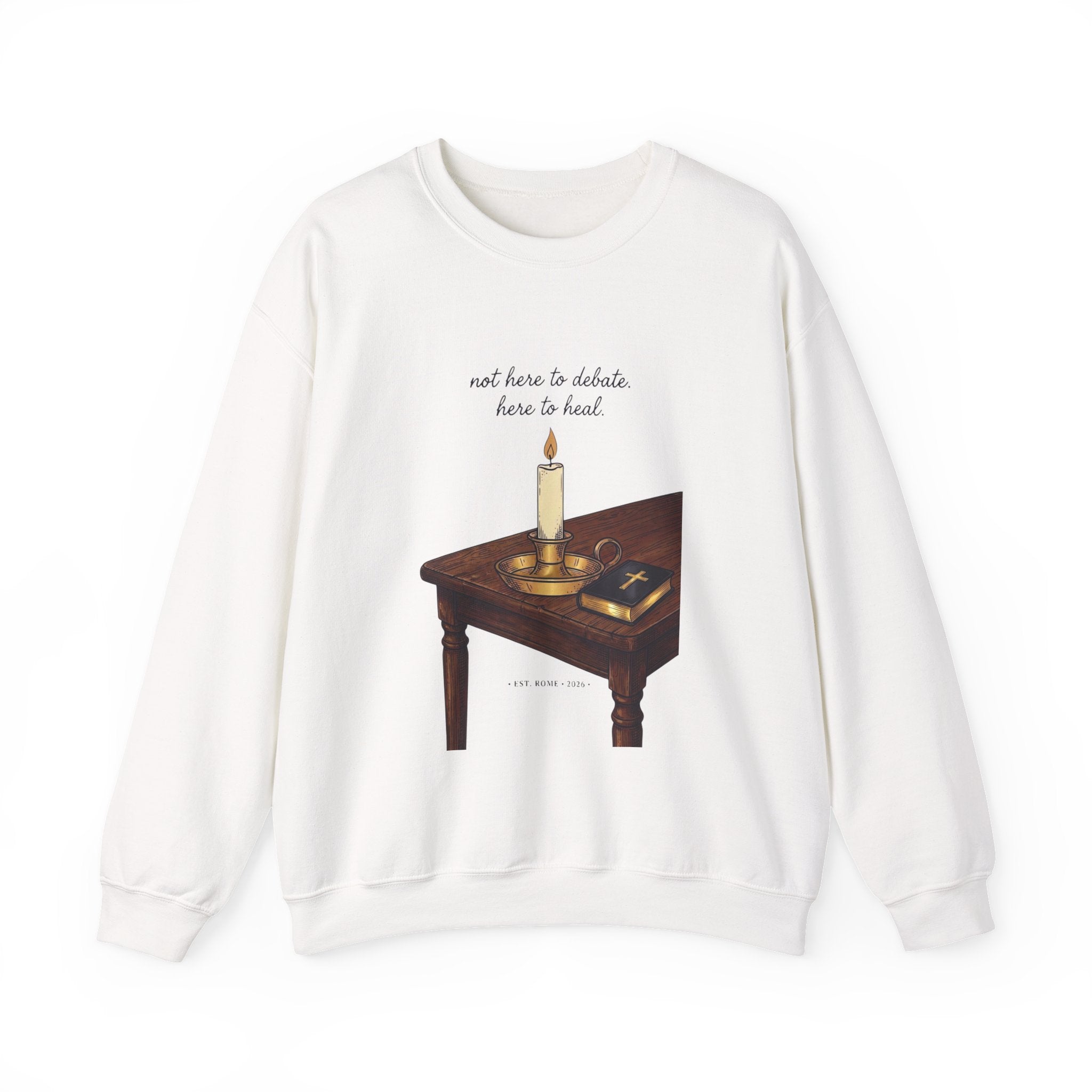 Blessed Are the Peacemakers Sweatshirt | Team Leo, Pope Statement Graphics