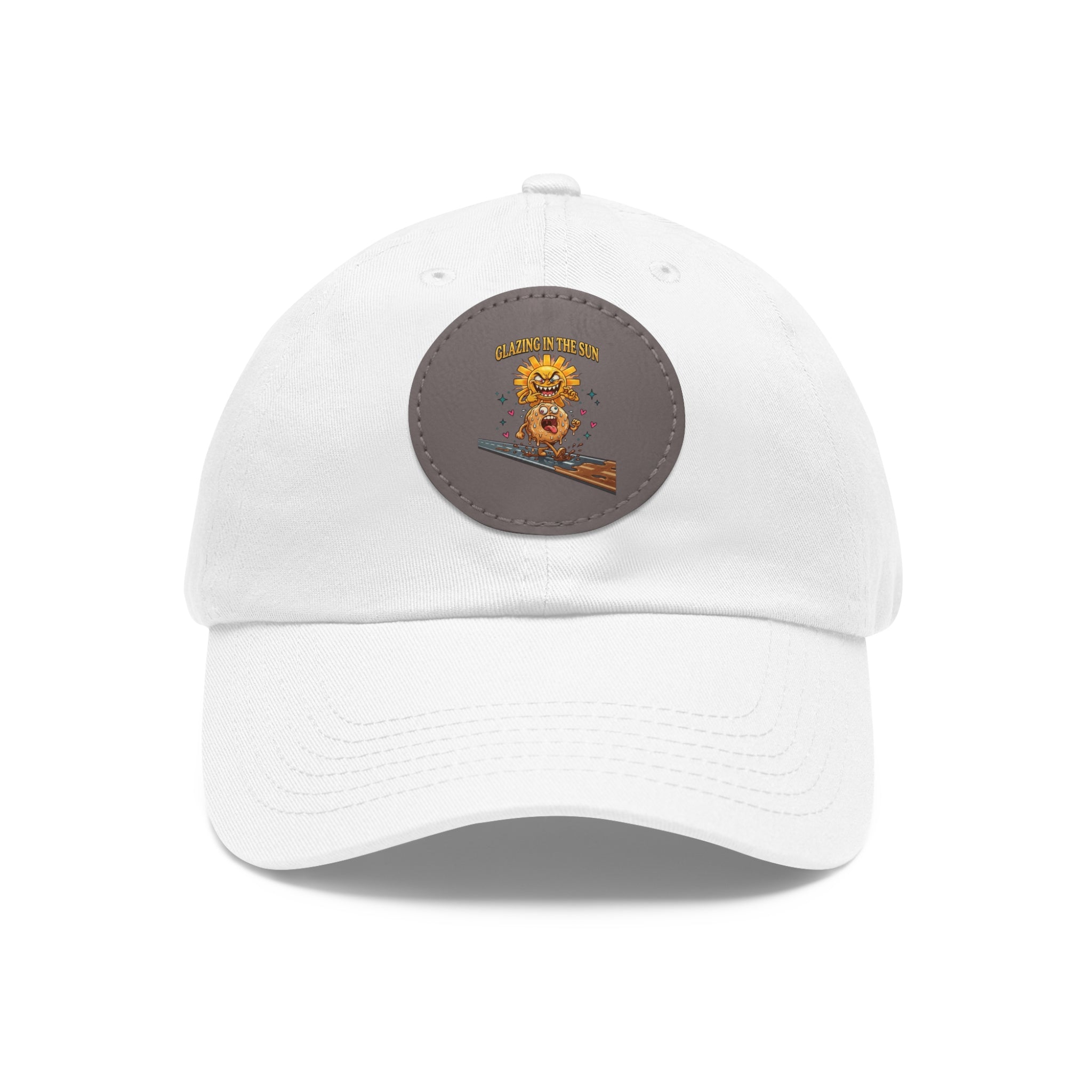 Dad Hat — 'Glean in the Sun' Leather Patch Baseball Cap