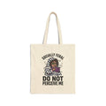 Socially Feral Raccoon Graphic Tote, Feral Era Vintage Mascot | Cute But Feral