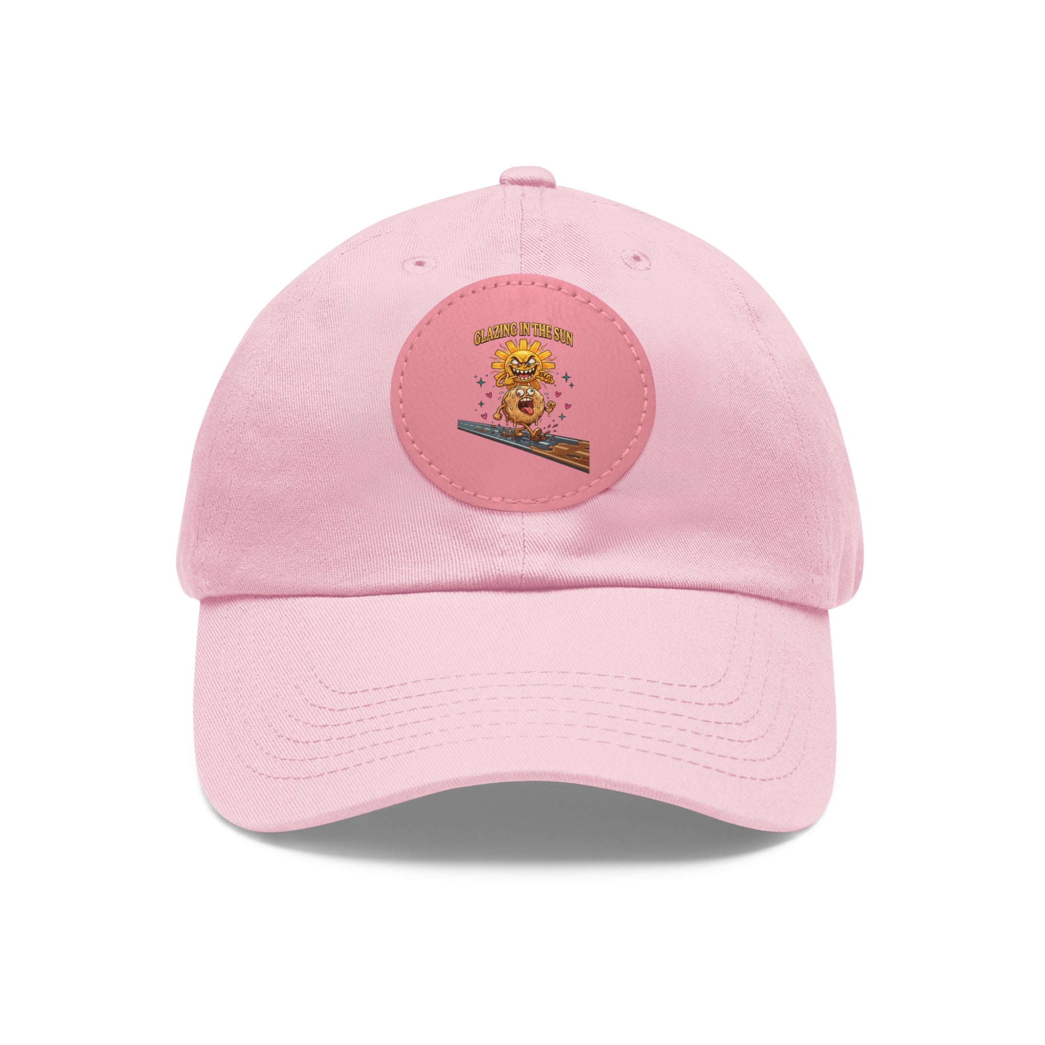 Dad Hat — 'Glean in the Sun' Leather Patch Baseball Cap