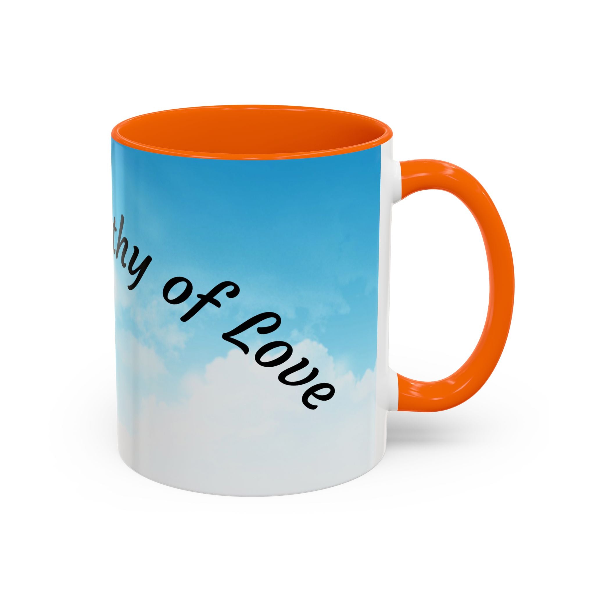 You Are Worthy | Accent Coffee Mug (11, 15oz)