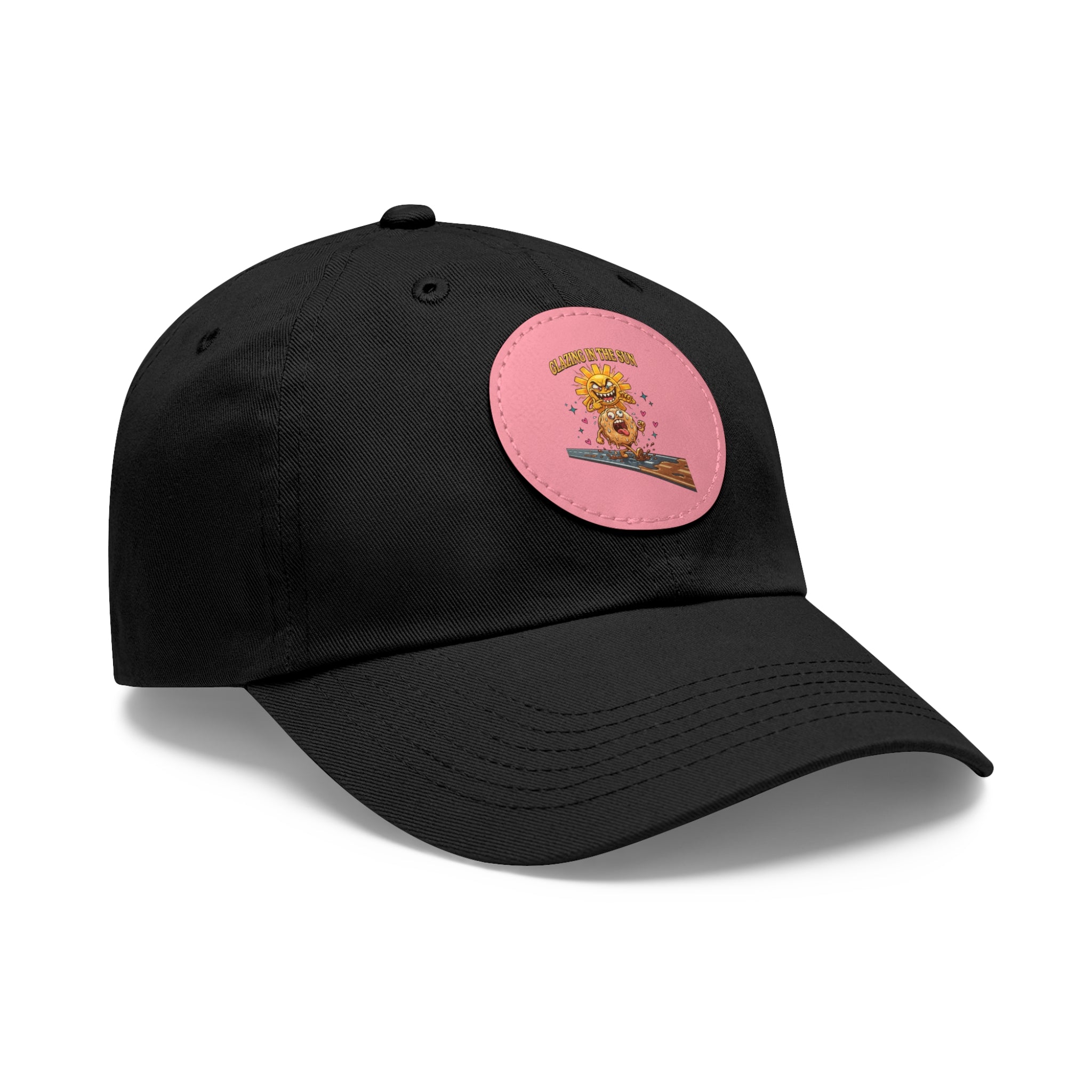 Dad Hat — 'Glean in the Sun' Leather Patch Baseball Cap